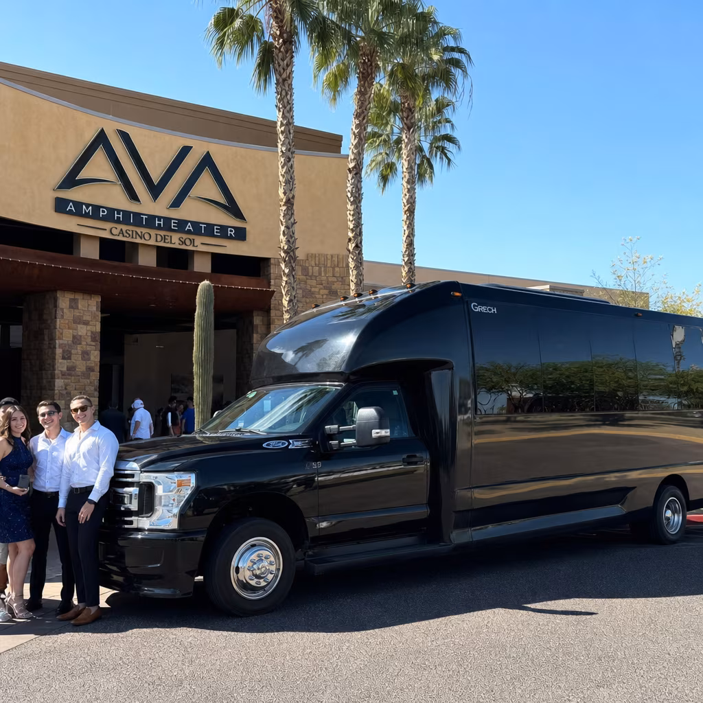 Rent a Bus to AVA Amphitheater at Casino Del Sol