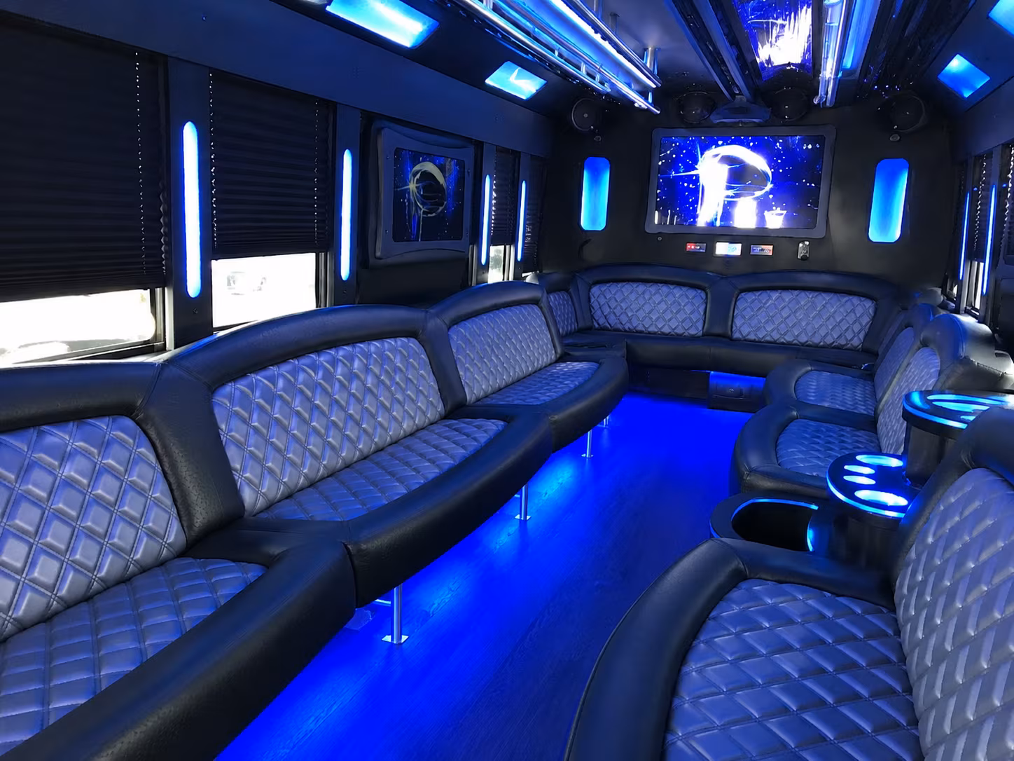 Tucson Birthday, Sweet 16, & Quinceañera Transportation party bus exterior