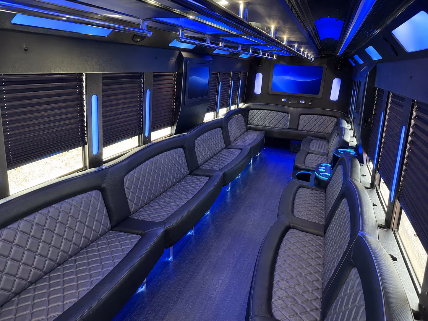 Tucson Birthday, Sweet 16, & Quinceañera Transportation party bus exterior