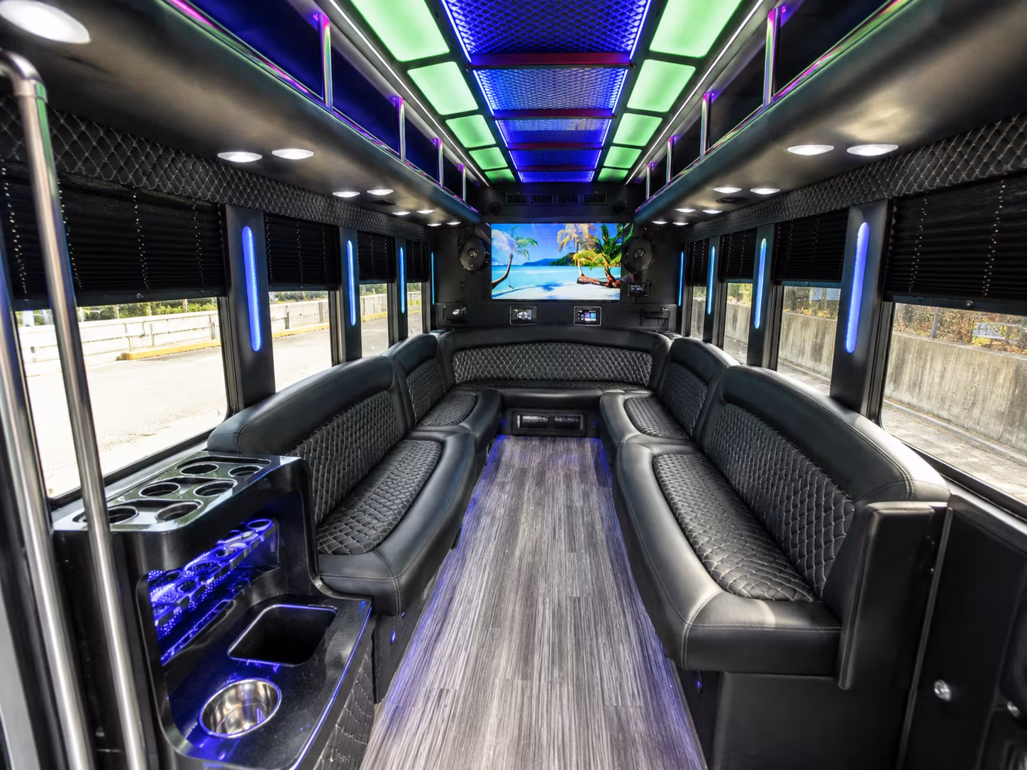 Tucson Concert & Music Festival Transportation party bus exterior