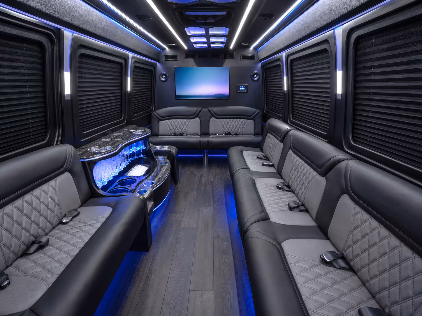 Tucson Corporate Transportation party bus exterior
