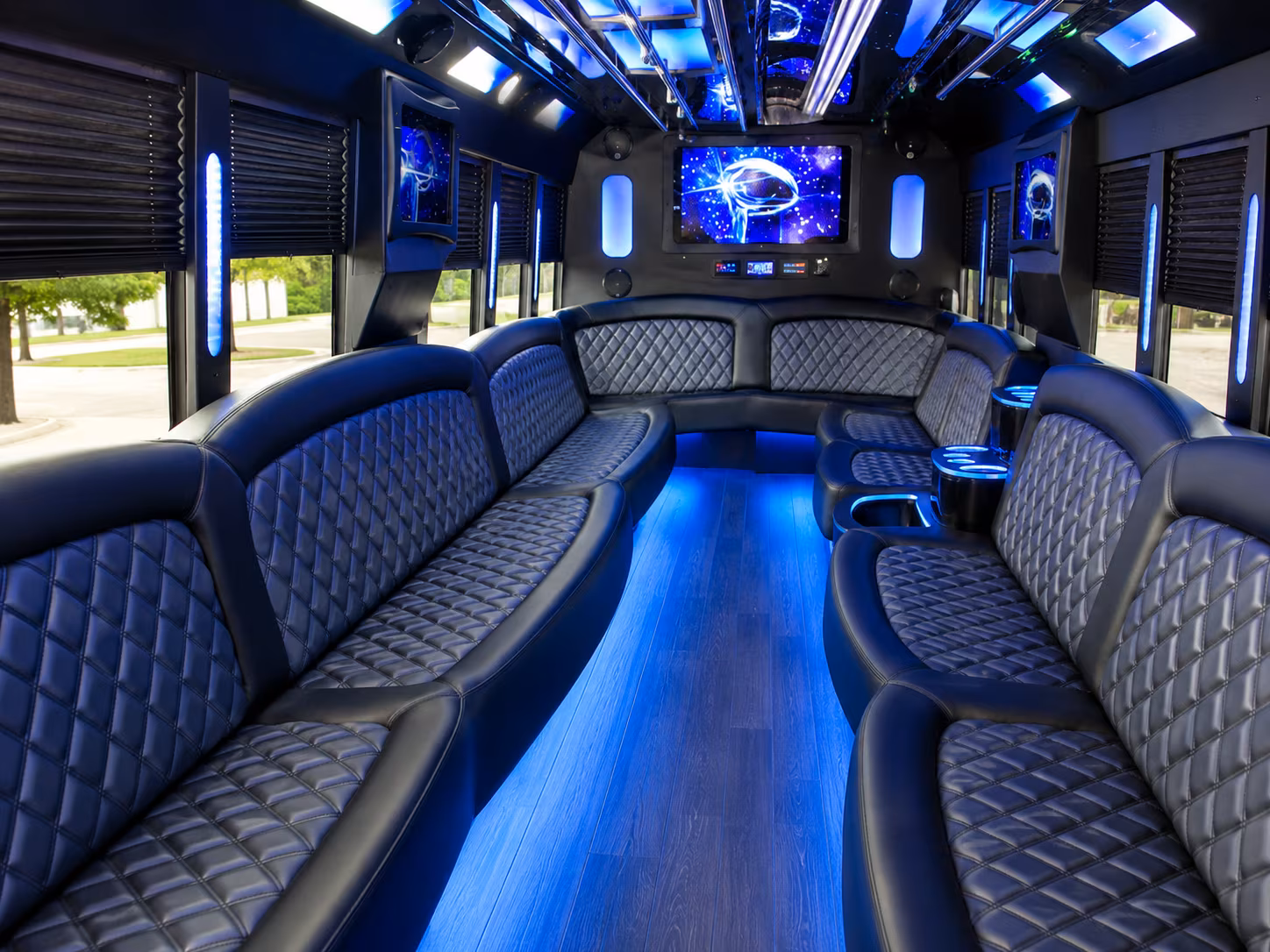 Tucson Private Event Transportation party bus exterior
