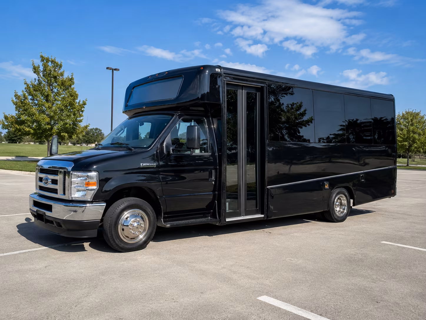 Tucson School Event Transportation party bus exterior