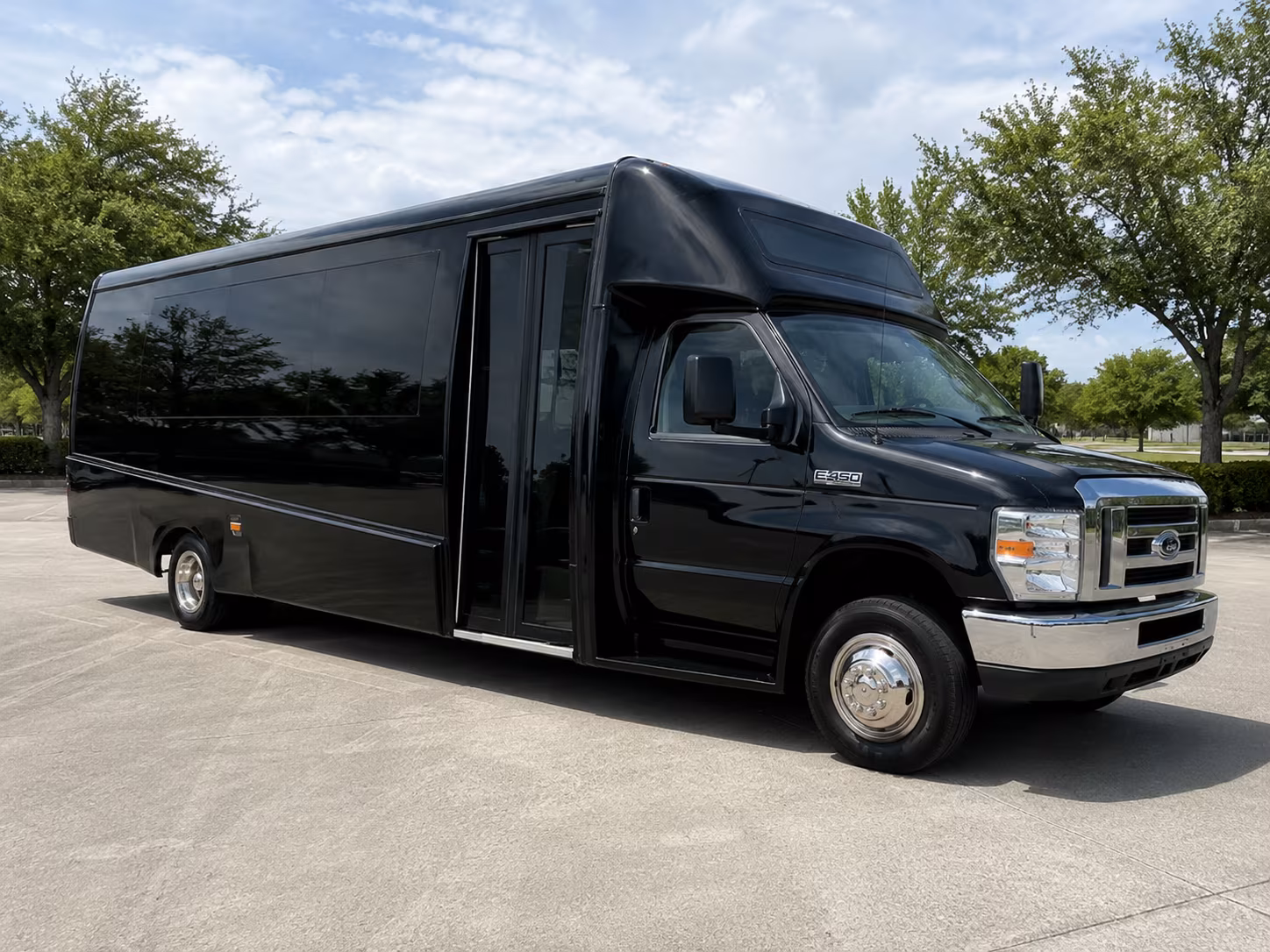 Tucson School Event Transportation party bus exterior