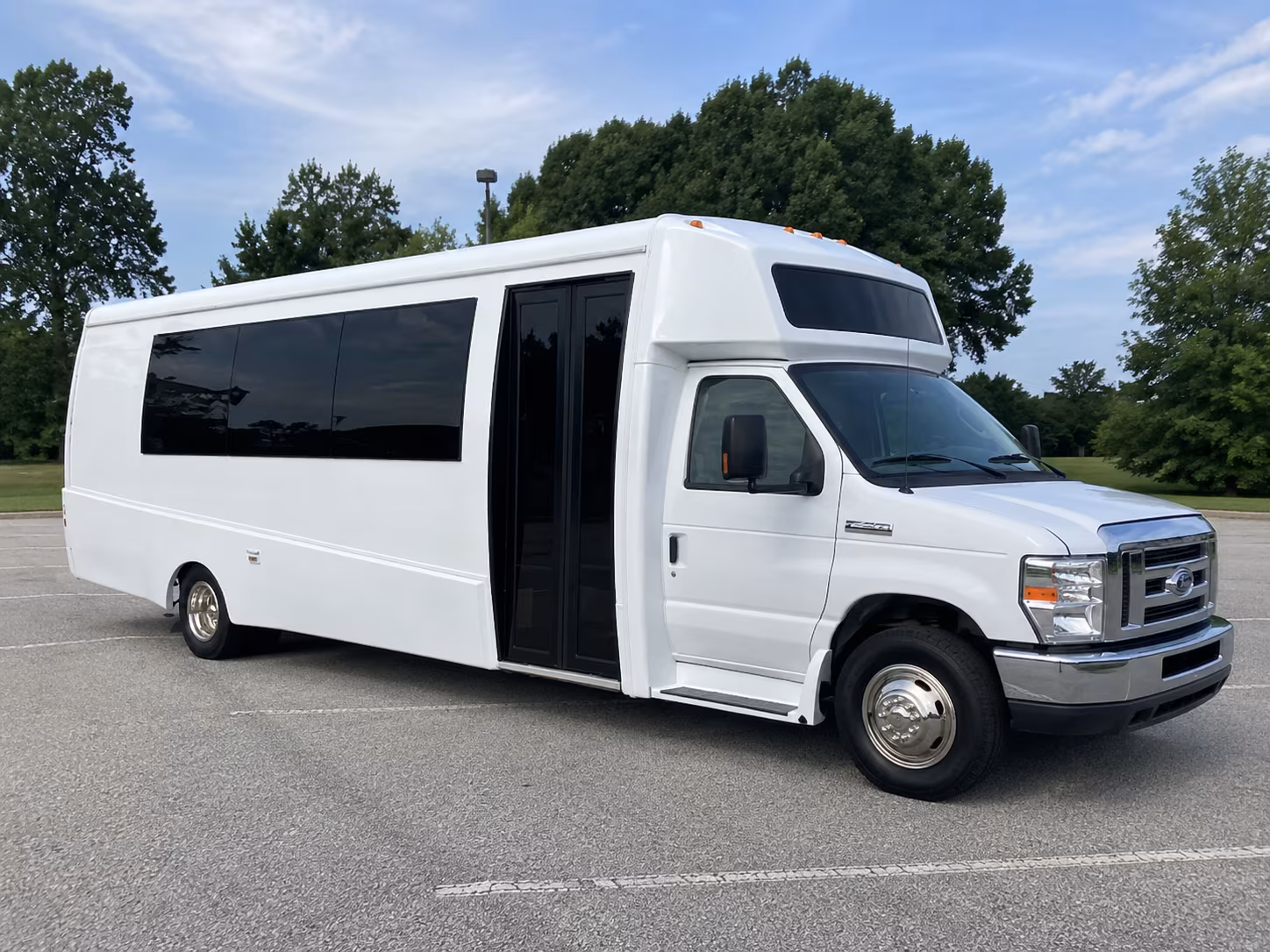 Tucson Sporting Event Transportation party bus exterior