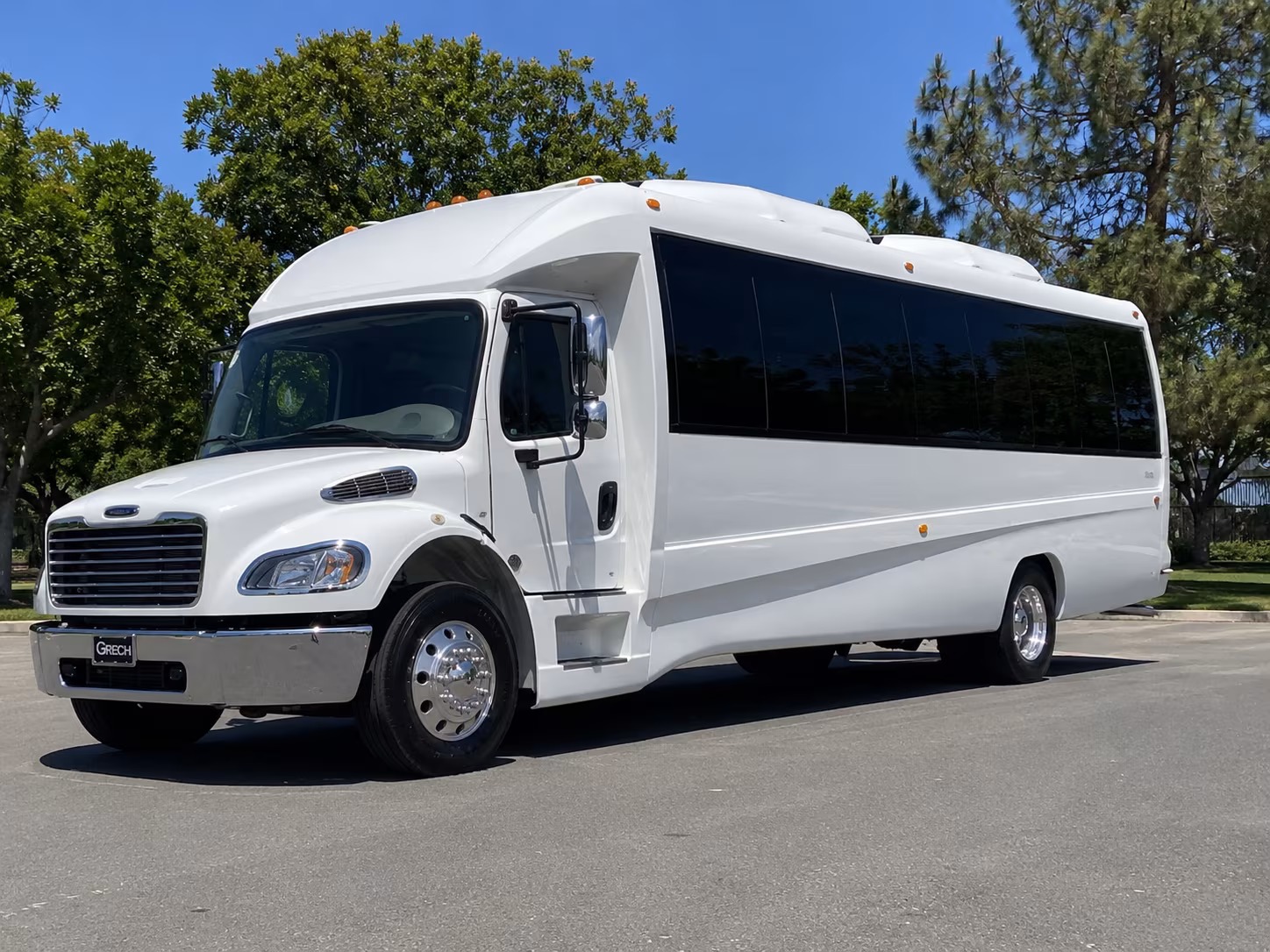 Tucson Sporting Event Transportation party bus exterior