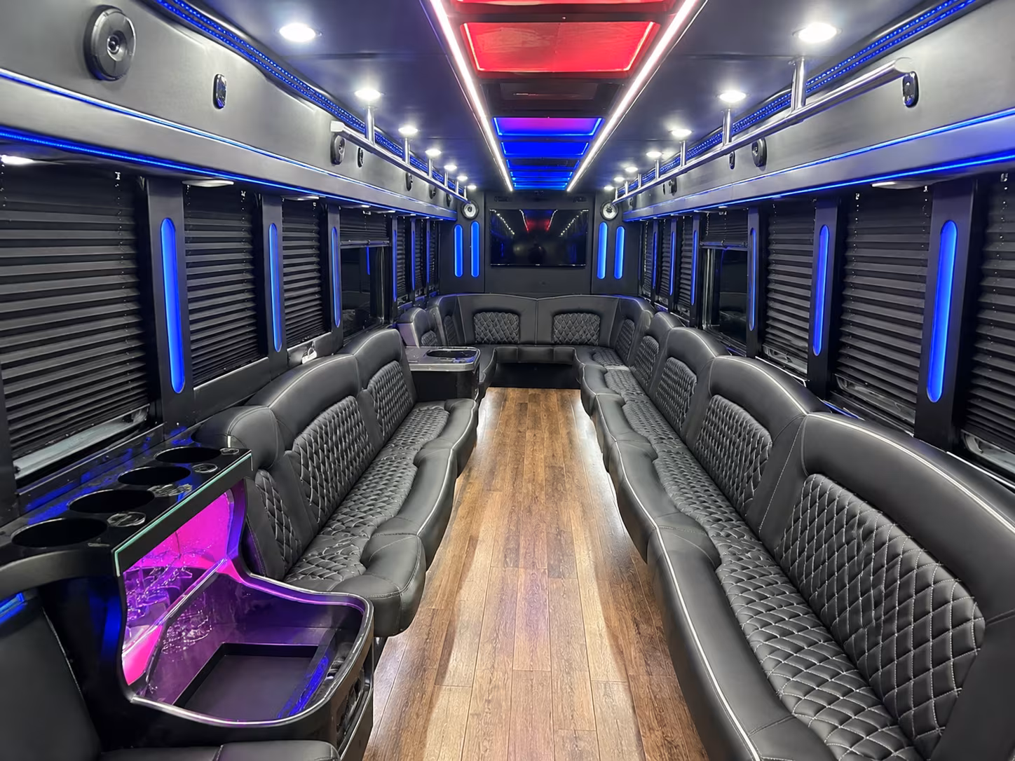 Tucson Sporting Event Transportation party bus exterior