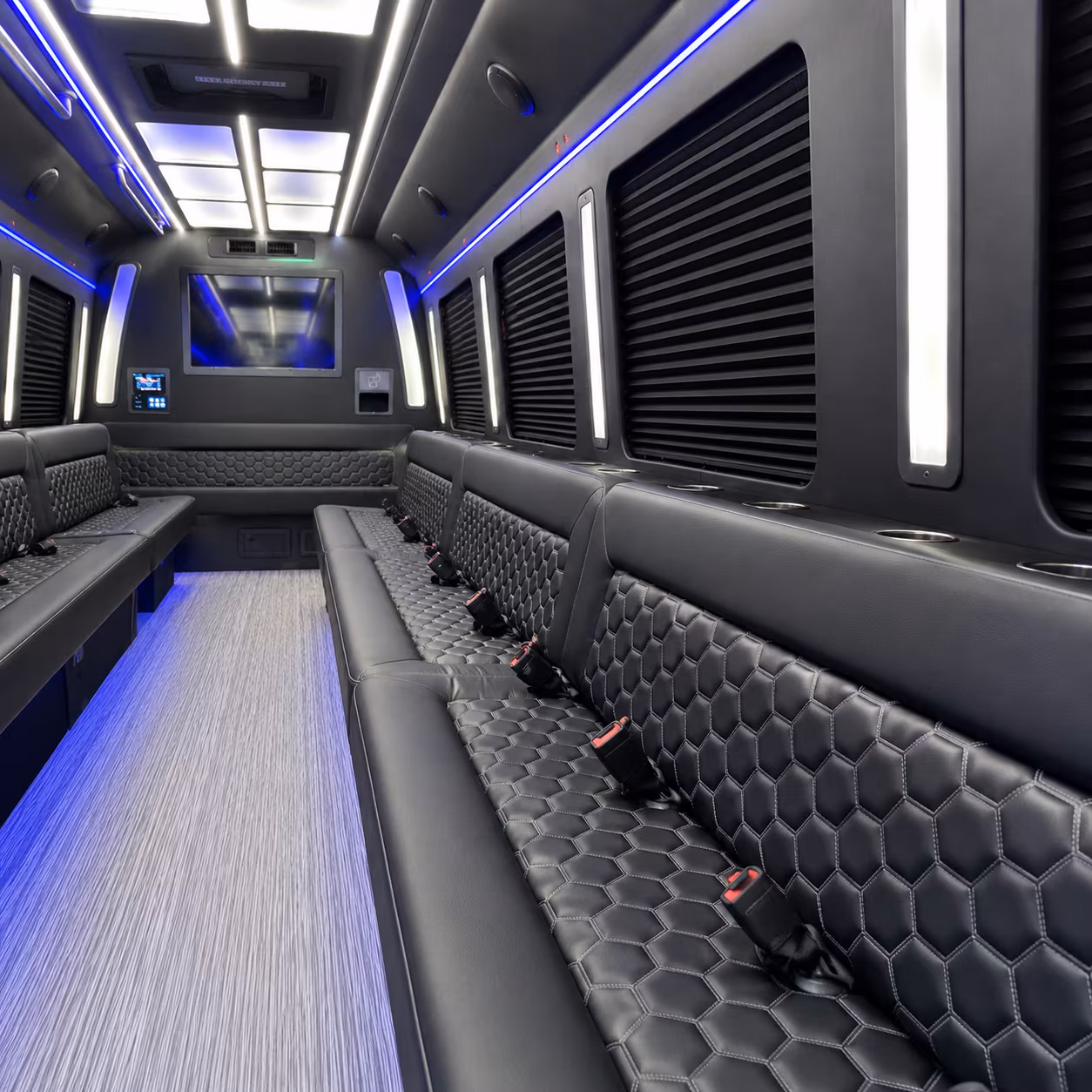 Tucson Wedding Transportation party bus exterior