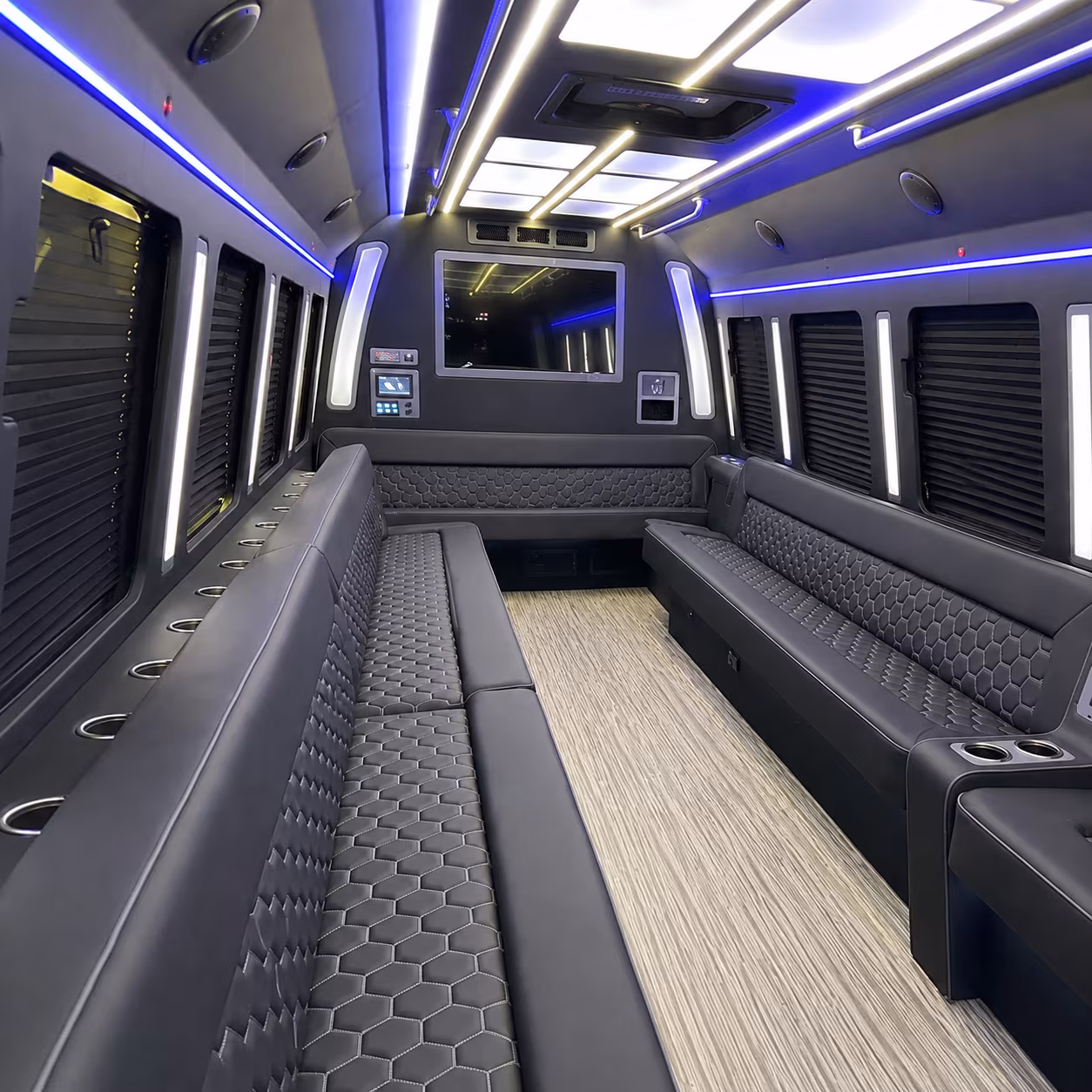 Tucson Wedding Transportation party bus exterior