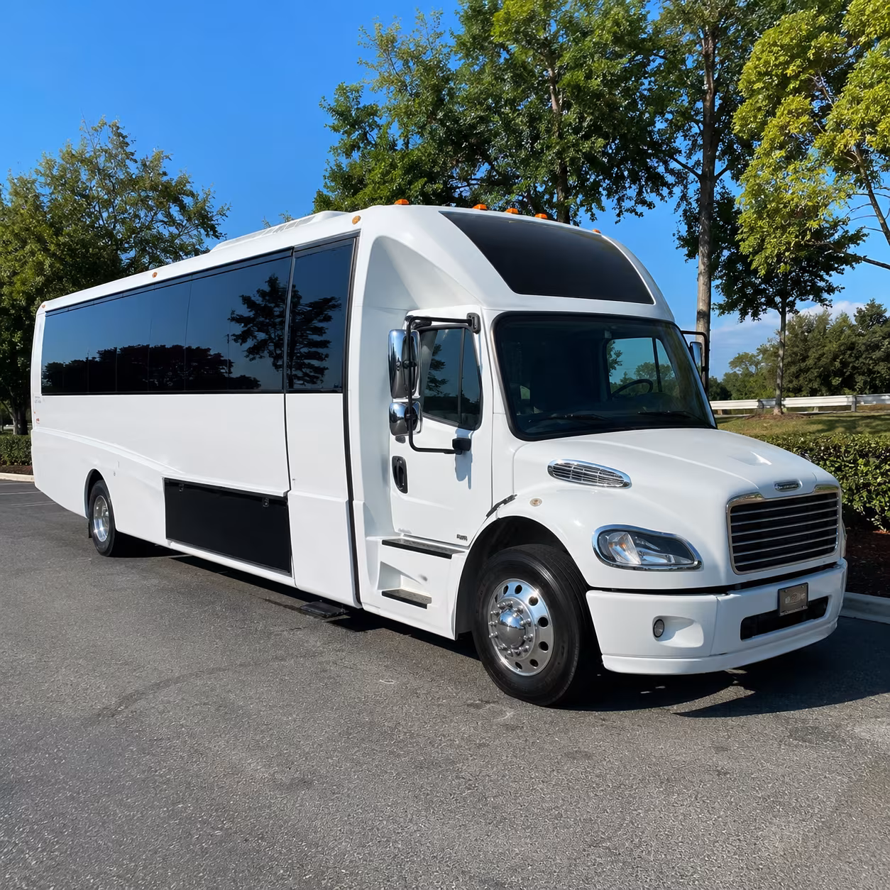 Tucson Wedding Transportation party bus exterior