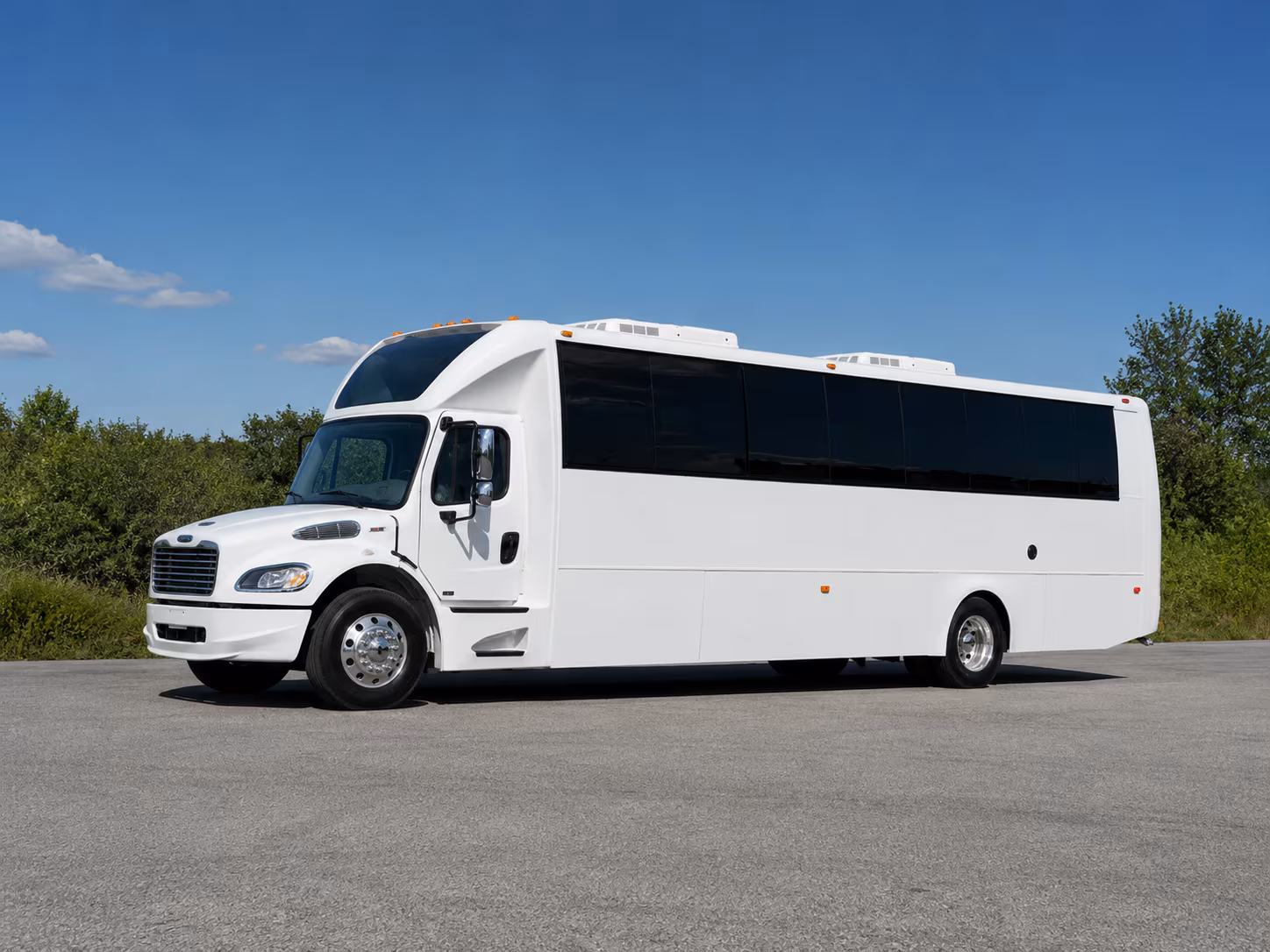 Tucson Wedding Transportation party bus exterior